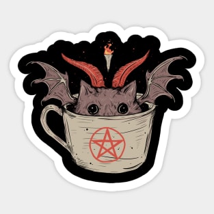 demon coffee Sticker